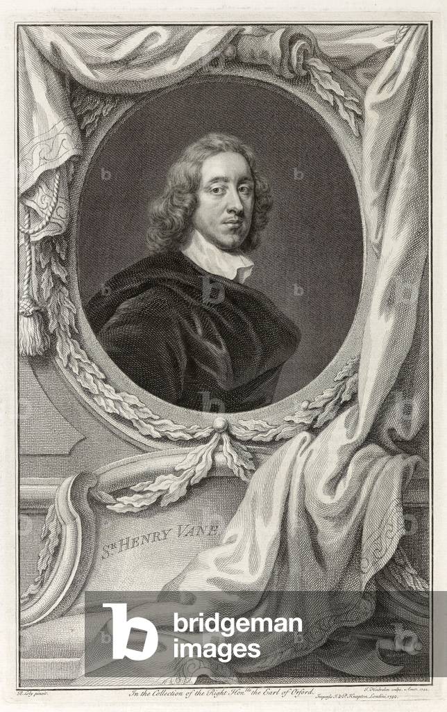 "sir henry vane (in der sammlung von dem recht ehrenhaft der Graf von Oxford)", 1742 von Peter Lely