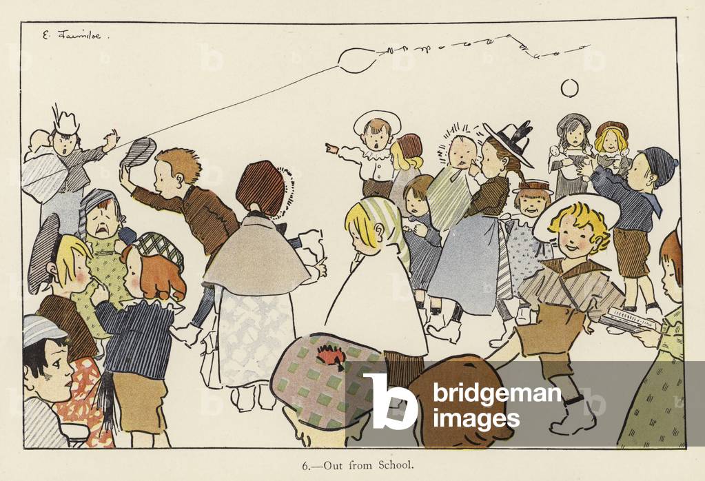 Fuori dalla scuola (colore litico)