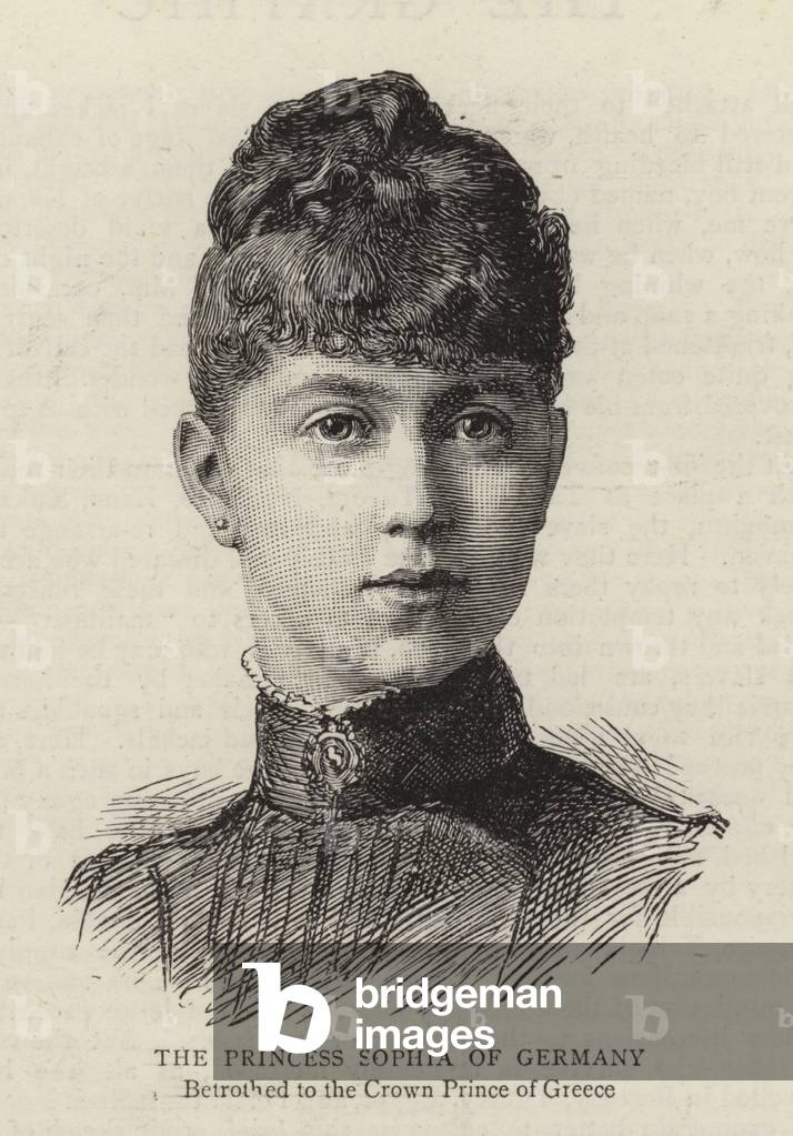 "Die Prinzessin Sophia von Deutschland (Gravur)" von English School