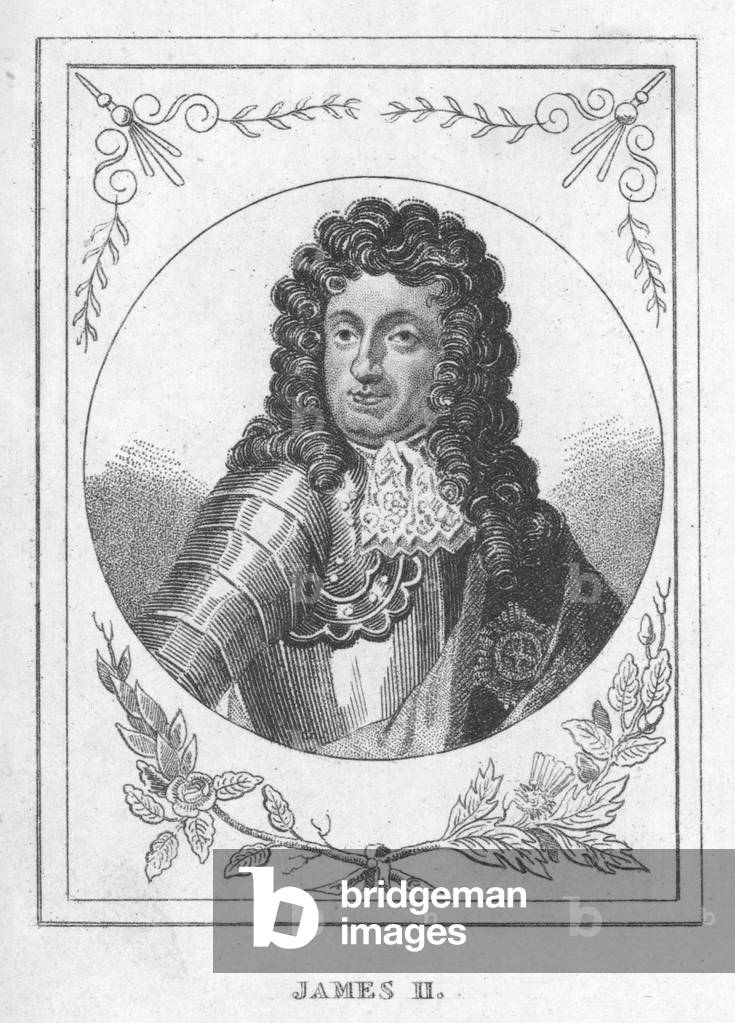 James II (engraving) by English Artist