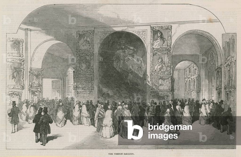 Die Vernon Galerie in South Kensington (Gravur)