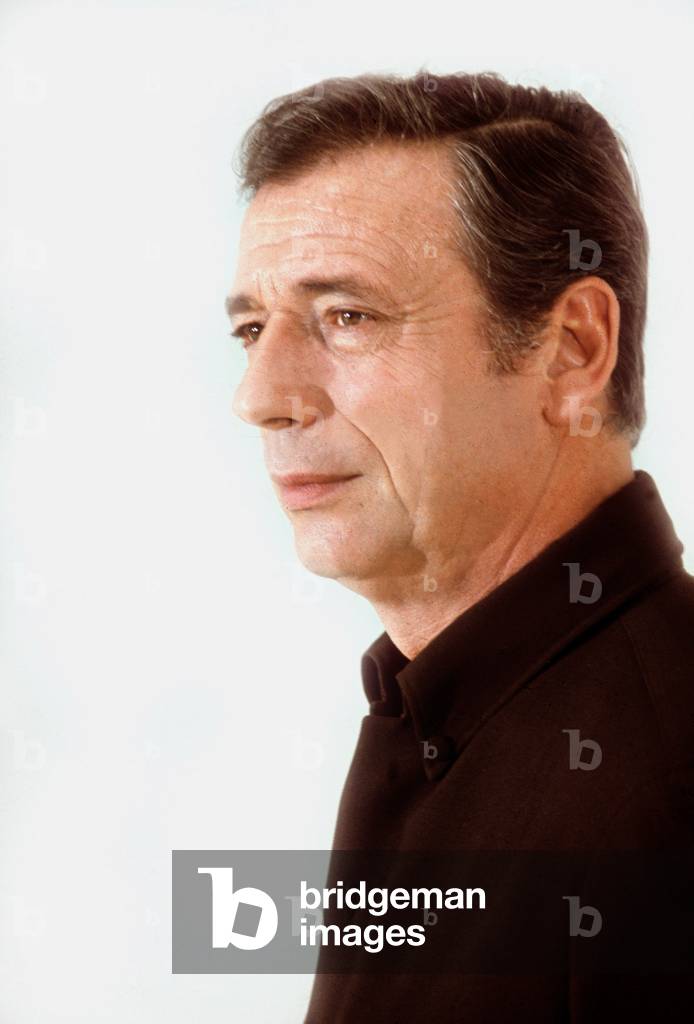Attore francese Yves Montand, 1971 (foto)