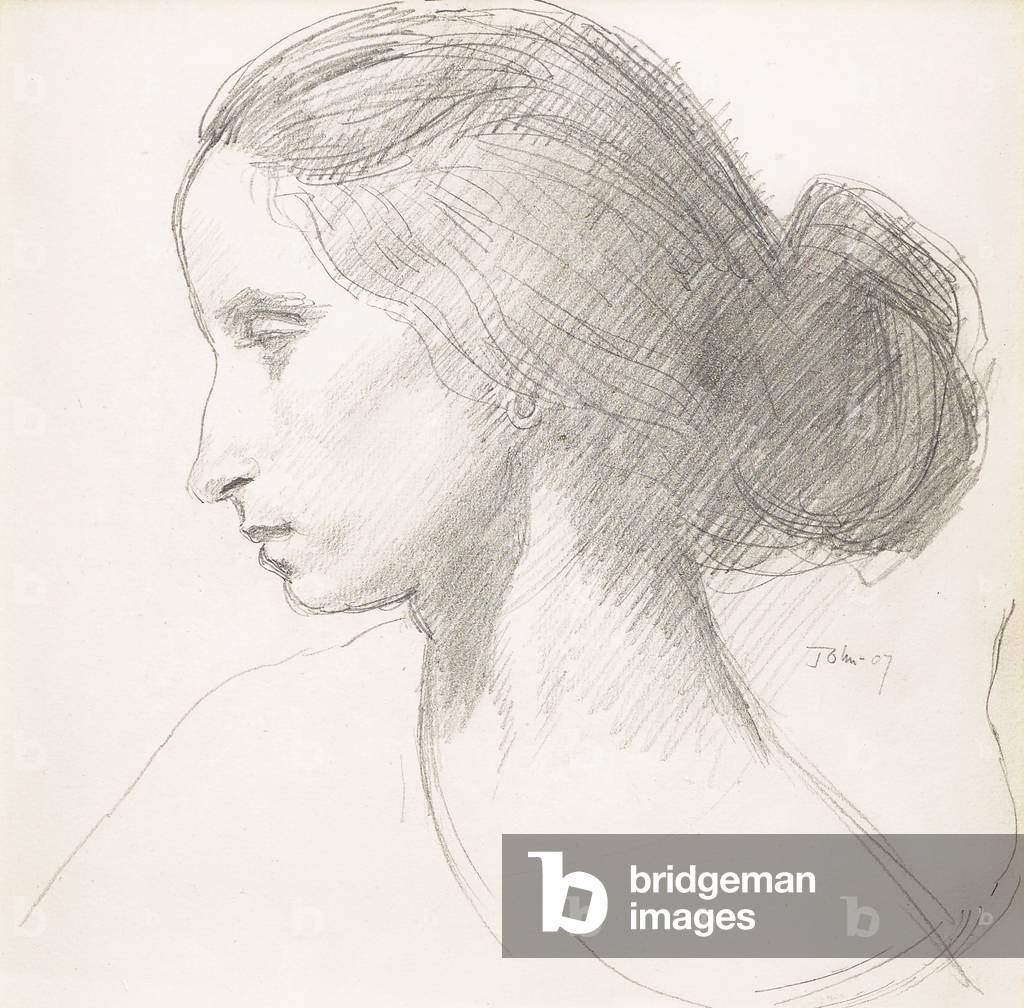 Immagine di Disegno "Dorelia McNeill (1881-1969)" 1907 di Augustus Edwin John