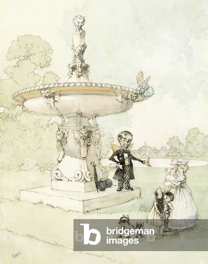 The Common Vapourer, (Aquarell mit Stift und schwarzer Tinte über Bleistift)