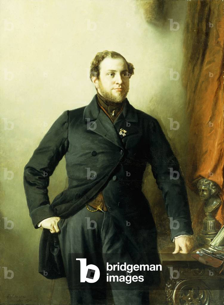 Porträt von Dr, 1853 (öl auf leinwand)