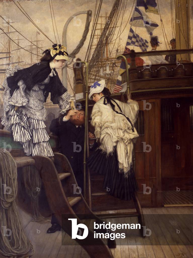 Boarding the Yacht by James Tissot by James Jacques Joseph Tissot