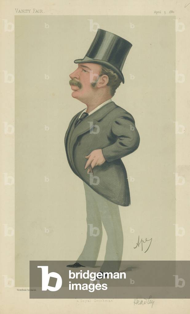 "Lord Headley (Farblitho)" von Carlo Pellegrini