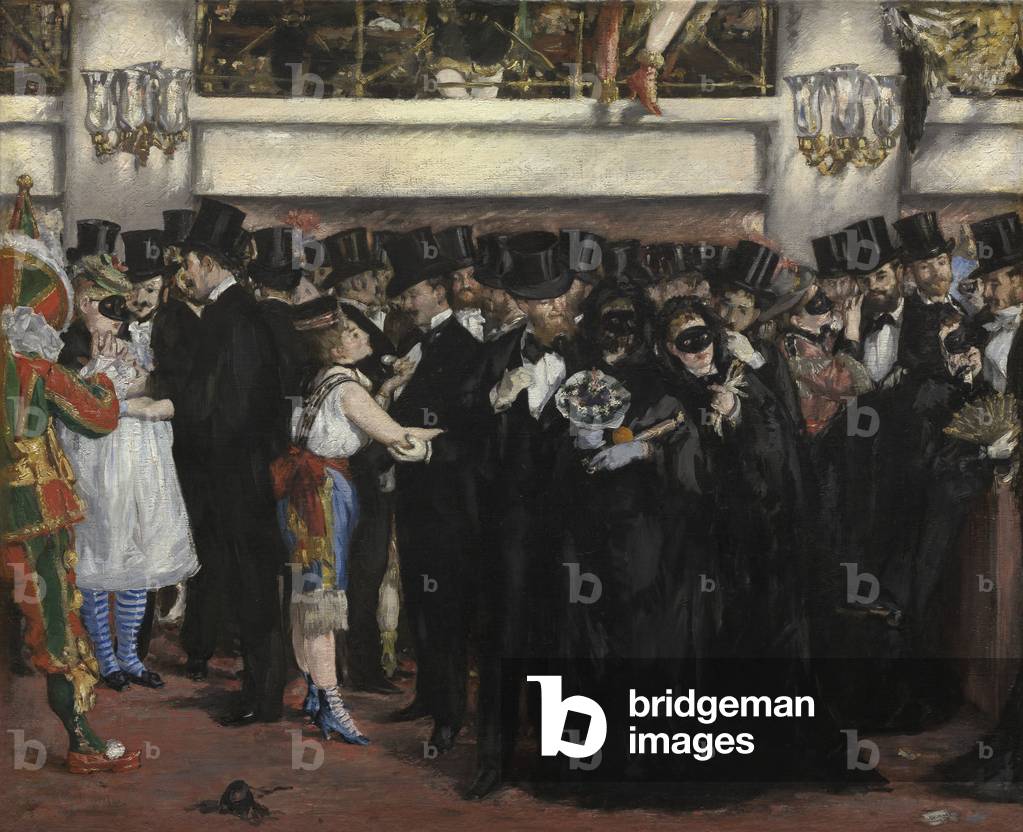 Ballo mascherato al Opera, 1873 (olio su tela)