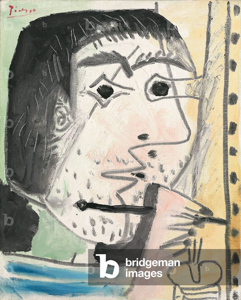 Der Maler (Kopf); Le Peintre (tete), 1964 (öl auf leinwand)