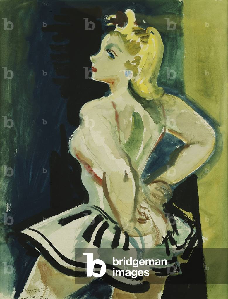 The Dancer; La Danseuse 1942 by Andre Planson