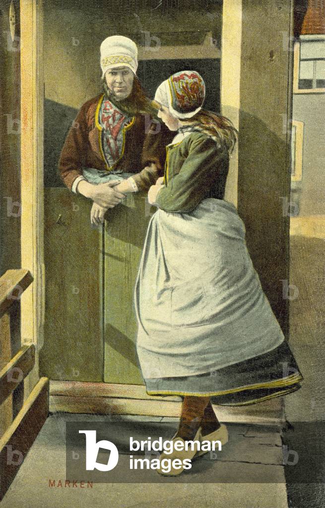 Bild von Druck "Marken (Lithographie)" 1901 von Dutch Photographer