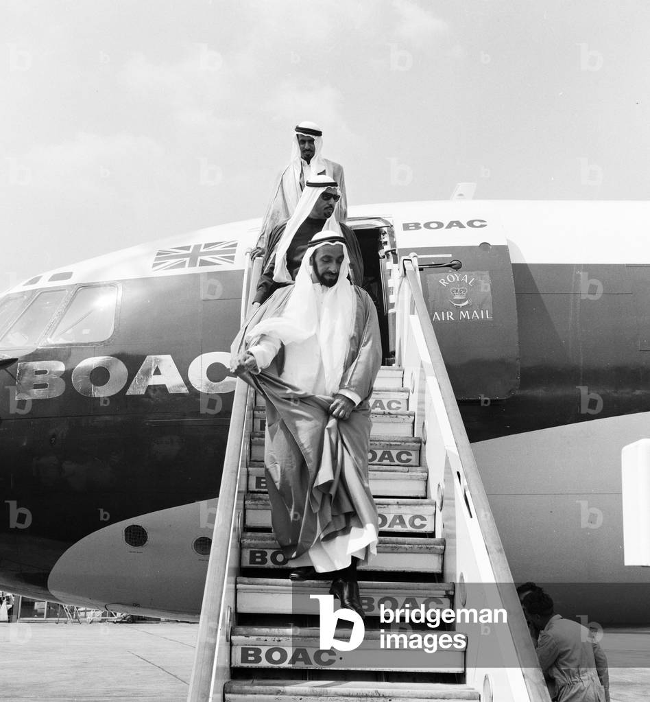 Abudhan Ruler Image of Sheikh Zayed bin Sultan Al Nahyan, ruler of Abu Dhabi,