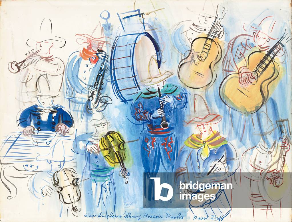 "Concerto messicano; Le concert mexicain" 1951 di Raoul Dufy