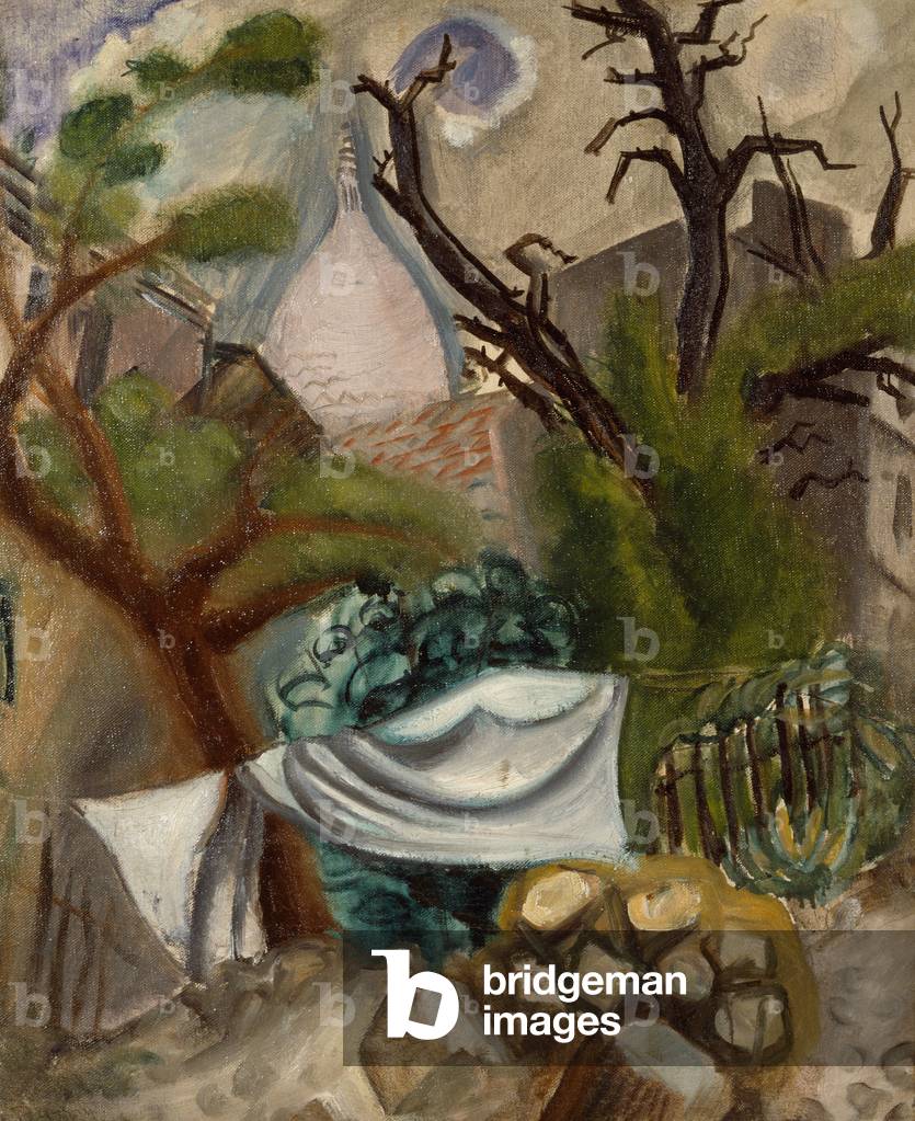 Bild von Gemälde "Windy Montmartre" 1921 von André Masson