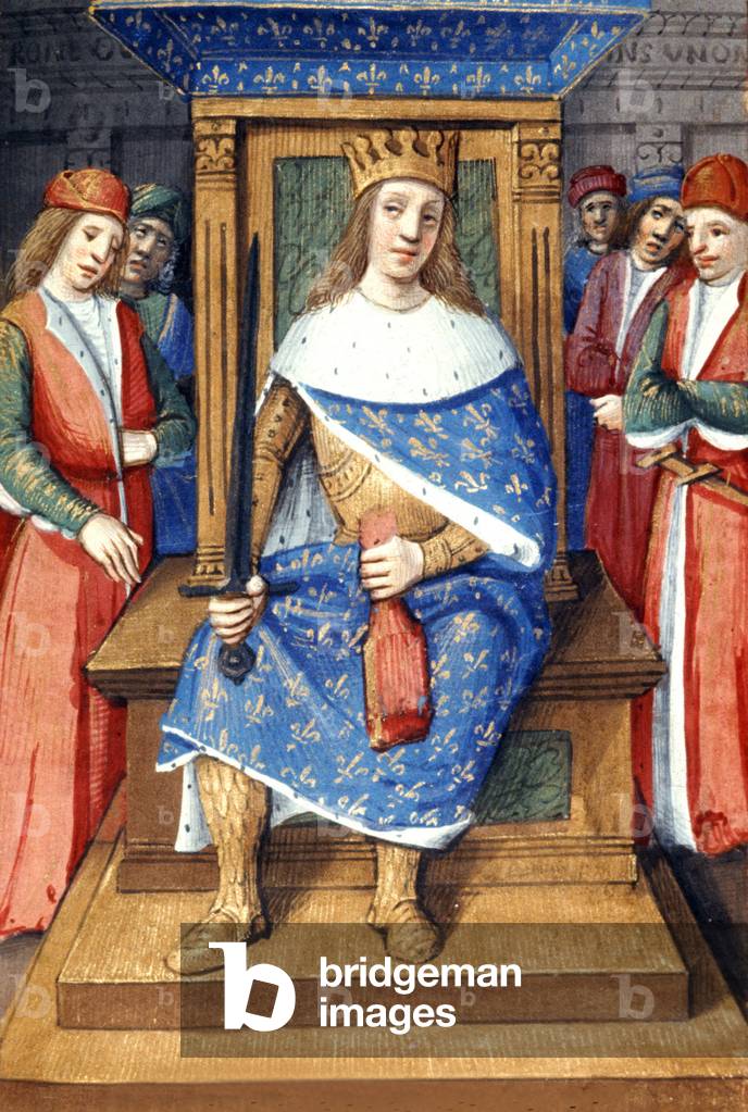 "Re francese Luigi IX (san Luigi" 1301