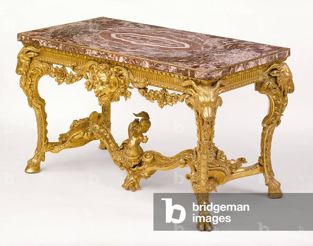 Gilded Pine Side Table (gilded pine by English Artist