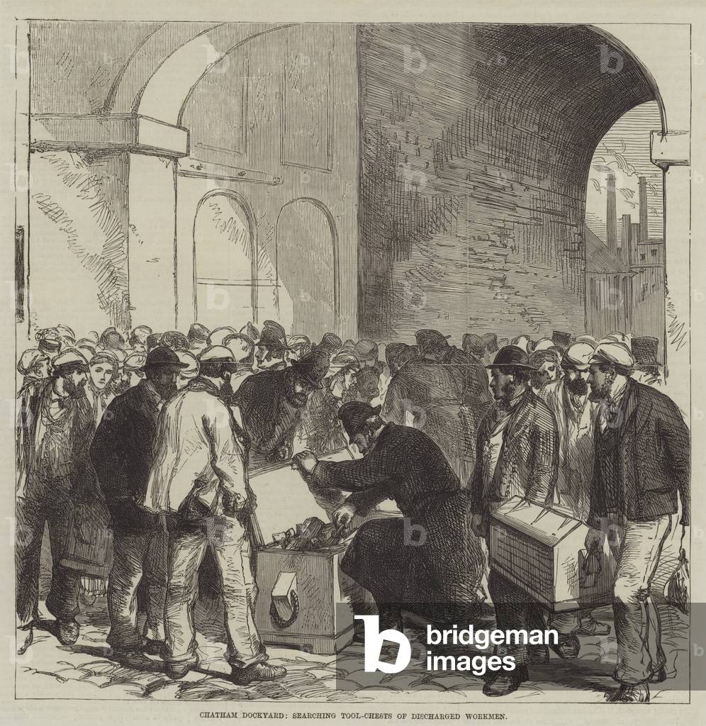 "Chatham Dockyard" di English School, b/w