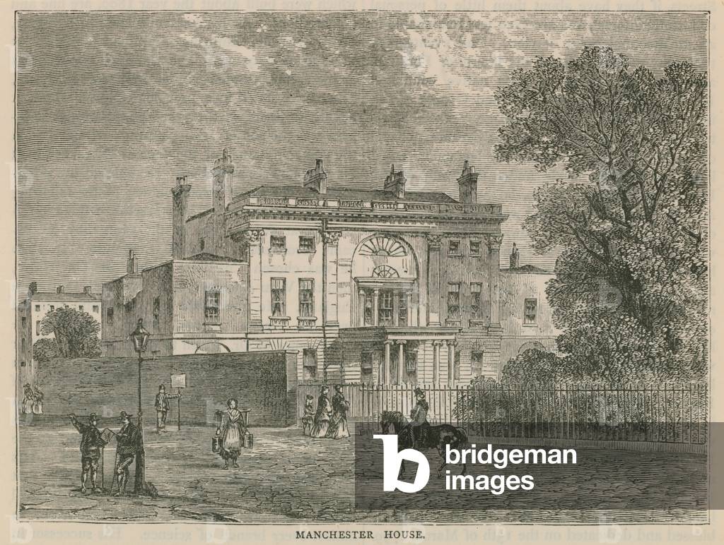 Manchester House, Londra (incisione)