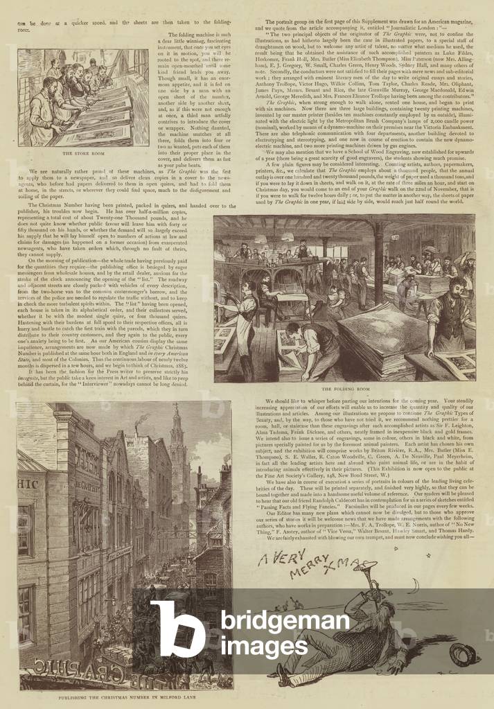 Scenes at The Graphic (engraving) by English Artist