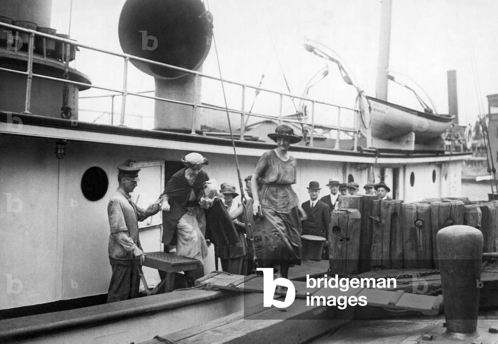Brooklyn Transit Strike, 1919 (s/w Foto)
