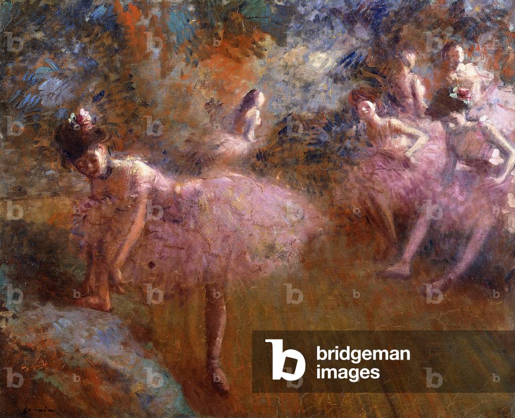 Danzatori in rosa; Danseuses en Rose, c.1905 (olio su tela)