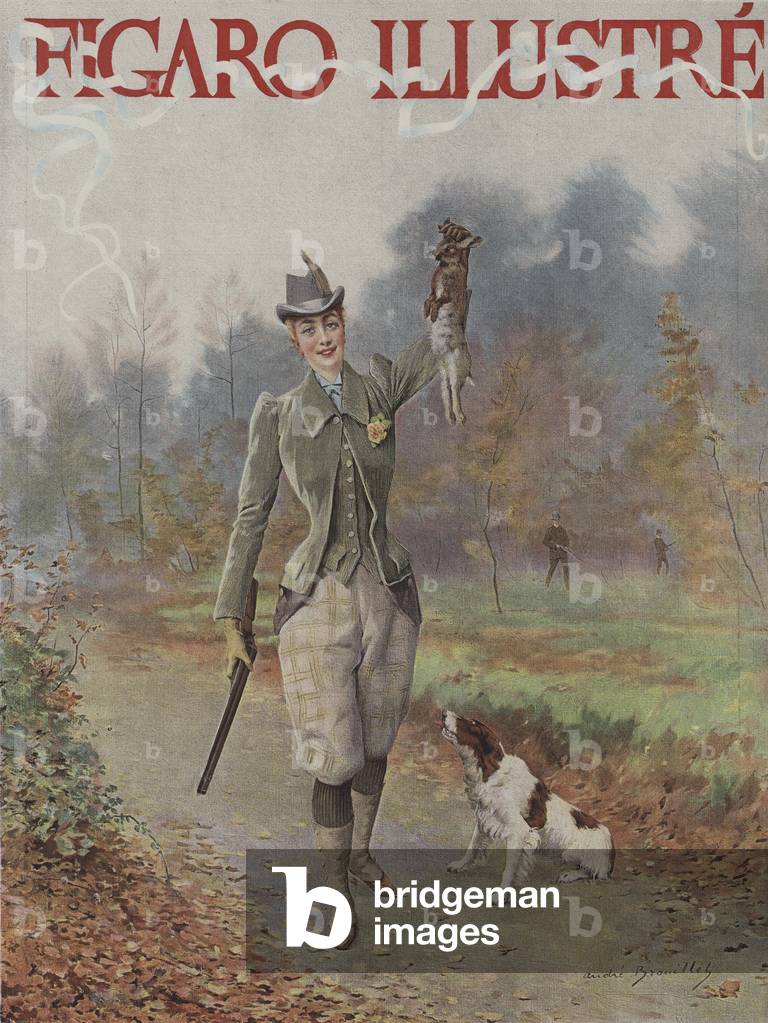 "Copertina di Le Figaro Illustre" di Pierre Andre Brouillet
