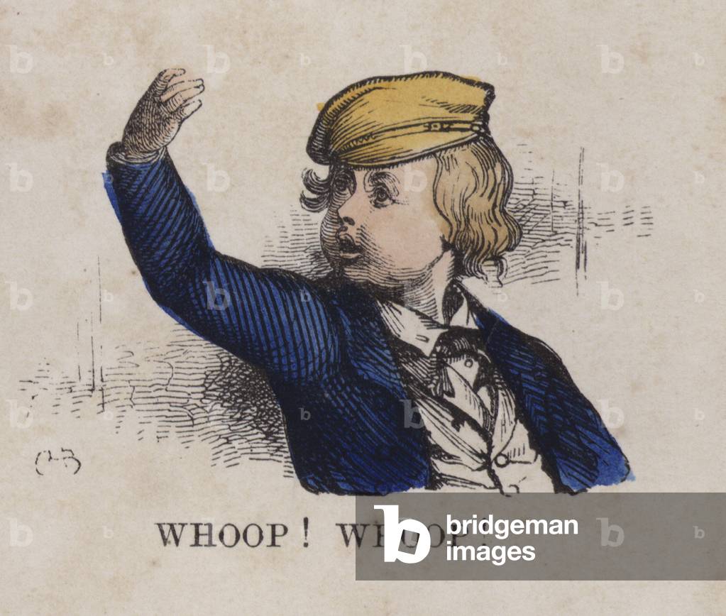 Whoop Language Image of Whoop! Whoop! (coloured engraving) by English School, (19th ...