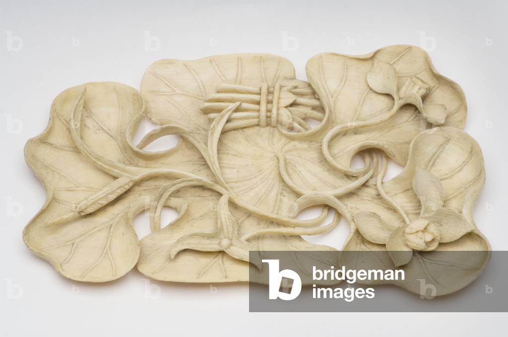 Spazzola fiore di loto (avorio)