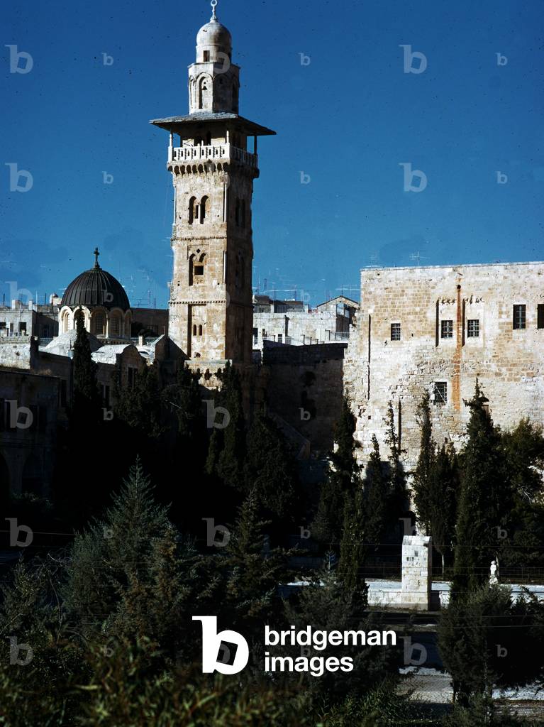 Der Turm von Antonia, Jerusalem, Israel (Foto)