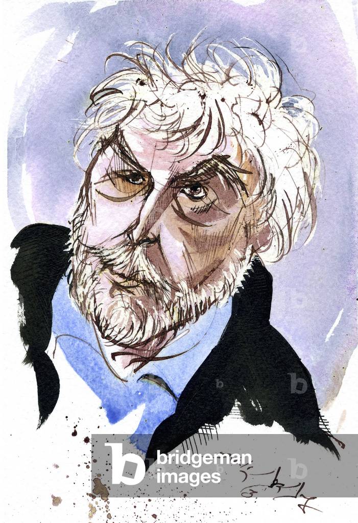 Harrison Birtwistle - caricatura del compositore inglese