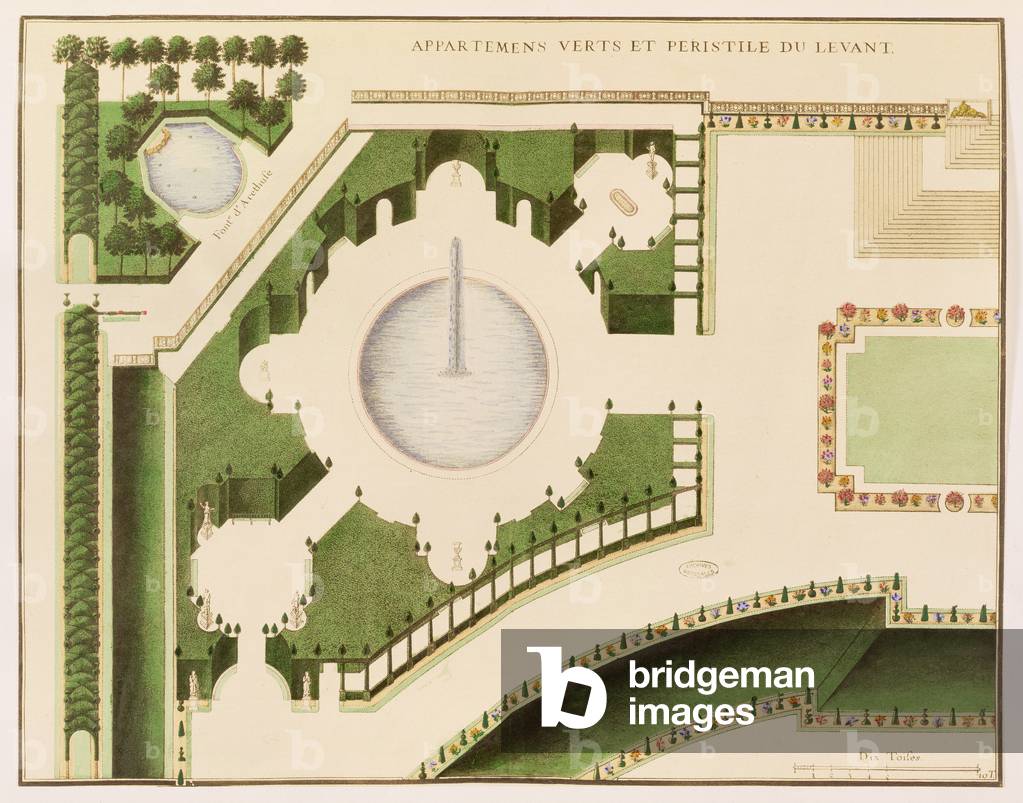 Immagine di Incisione "Chateau Marly" 1925 di French School