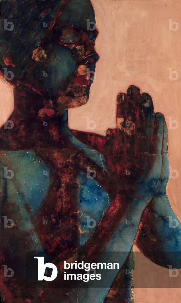 Immagine di Disegno "Preghiera indiana", 2009 di Graham Dean