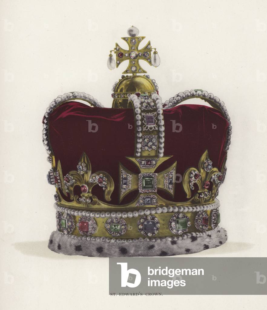 The English Regalia (lito a colori)