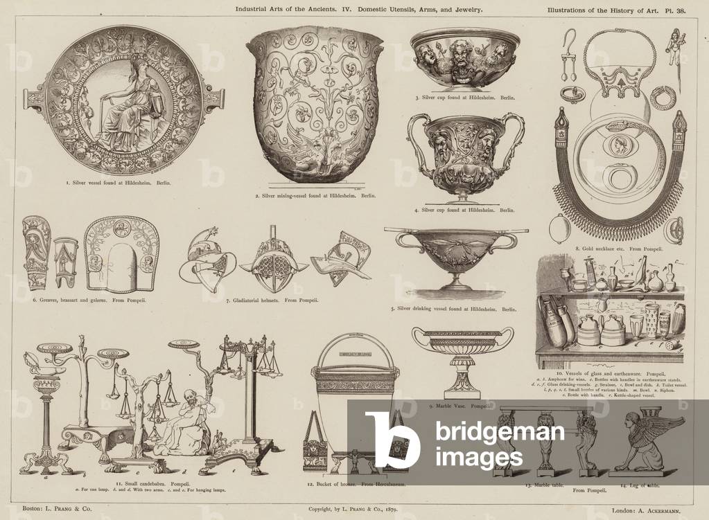 Immagine di Incisione "Arti industriali degli antichi" 1801 di European School