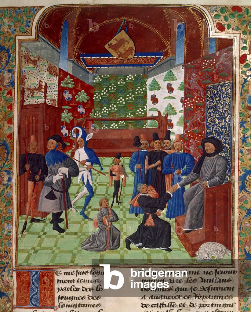 Froissart präsentiert sein Buch