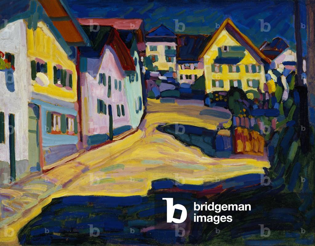 Image of Painting depicting Murnau 1908 by Wassily Kandinsky