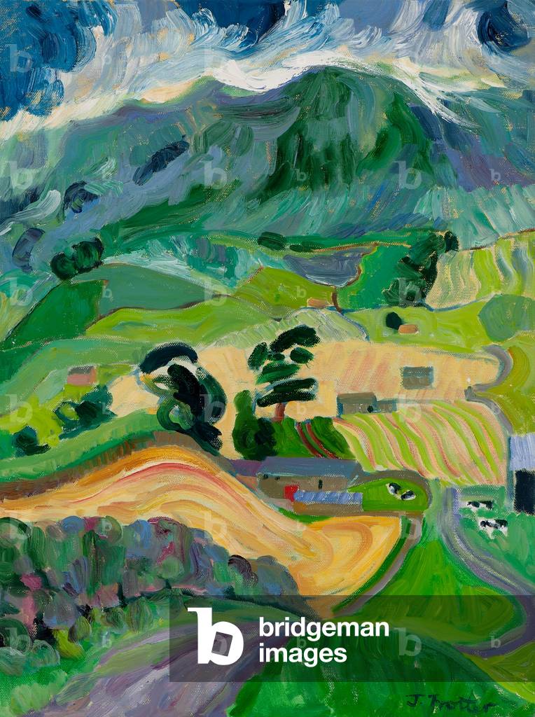 Bild von Gemälde "Aysgarth" von Josephine Trotter