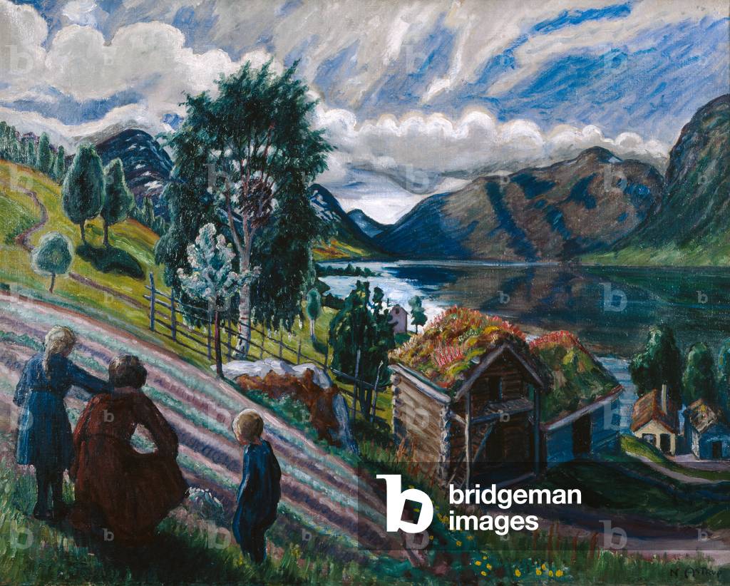 "Tempo grigio" di Nikolai Astrup