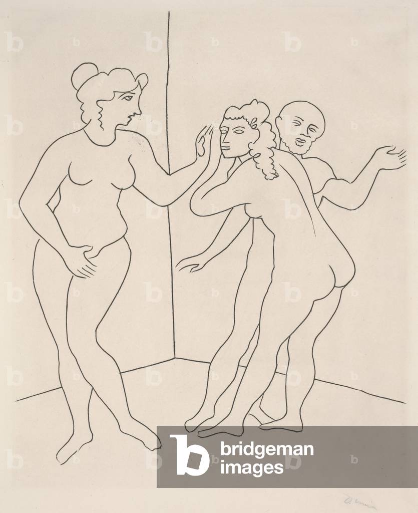 Drei Akte, 1934 (Gravur)