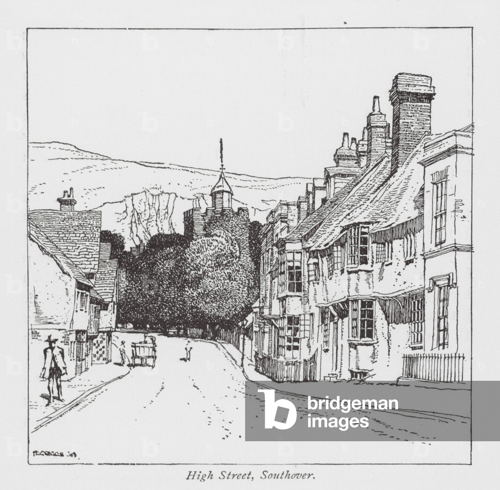 Image of Print depicting High Street 1901 by Frederick Landseer Maur Griggs