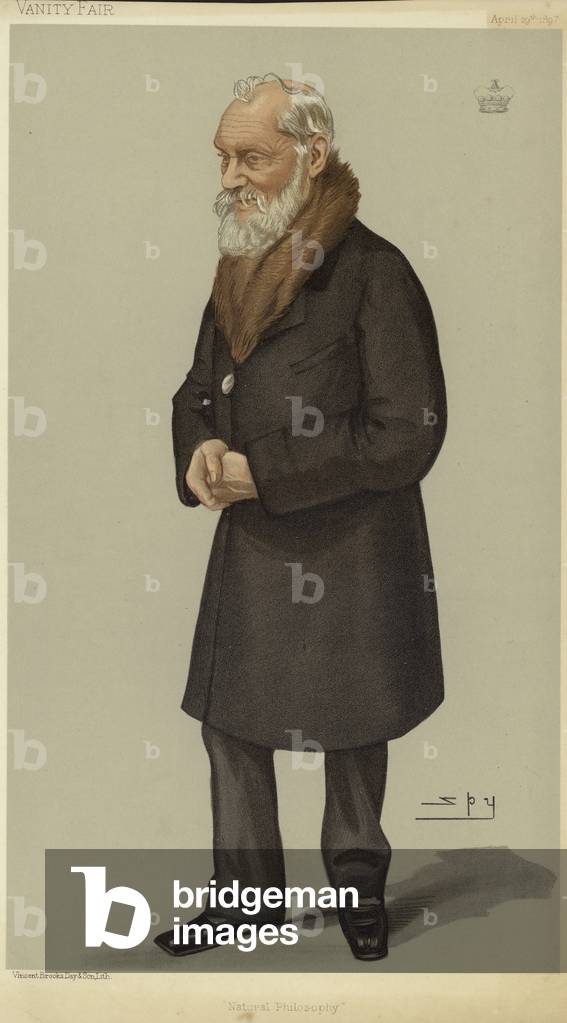 "Ritratto di William Thomson" di Leslie Matthew Ward, b/w