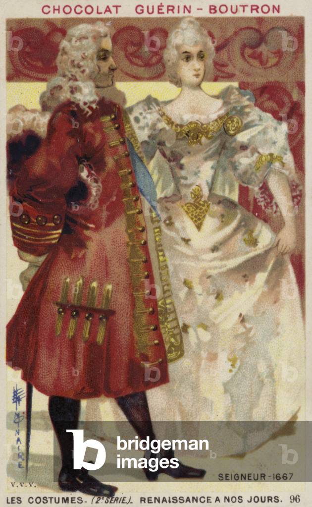 "Herr und Dame" 1801 von French School