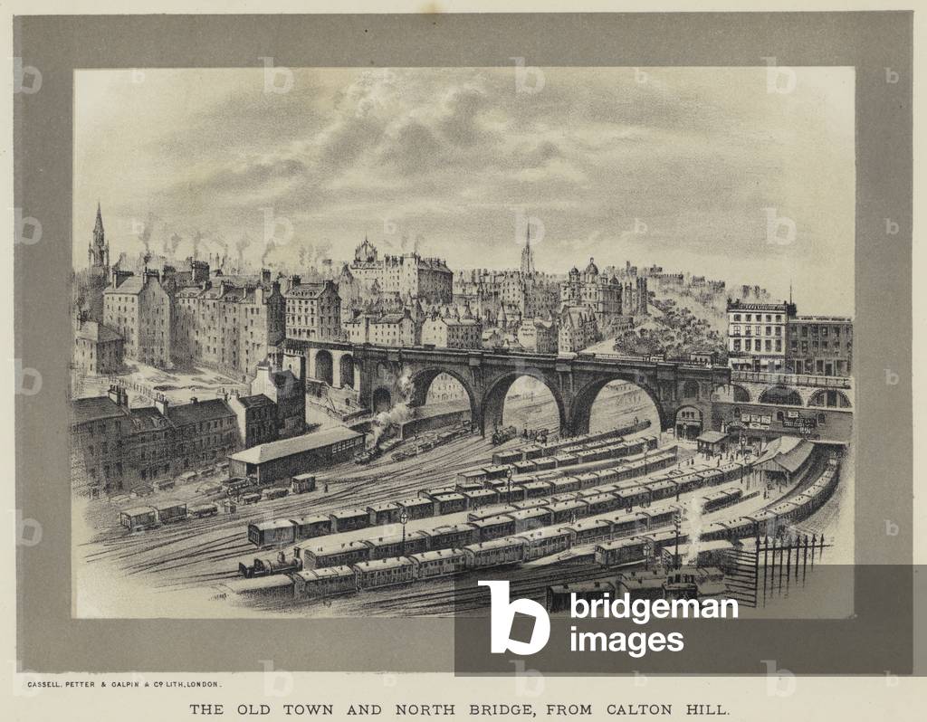 "il centro storico e nord ponte" di English School, b/w