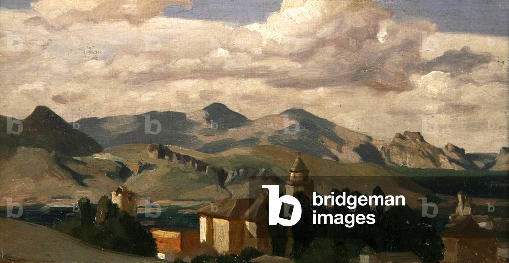 Bild von Gemälde "A Spanish View" 1866 von Frederic Leighton