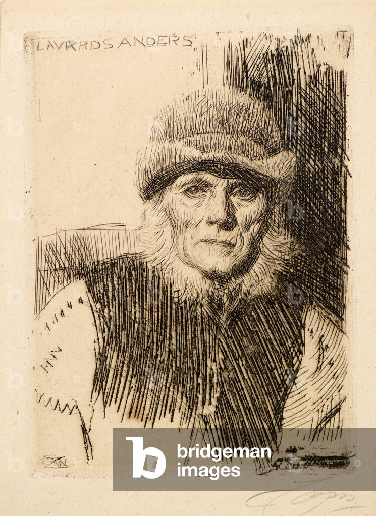 Lavards Anders, 1919 (etching)