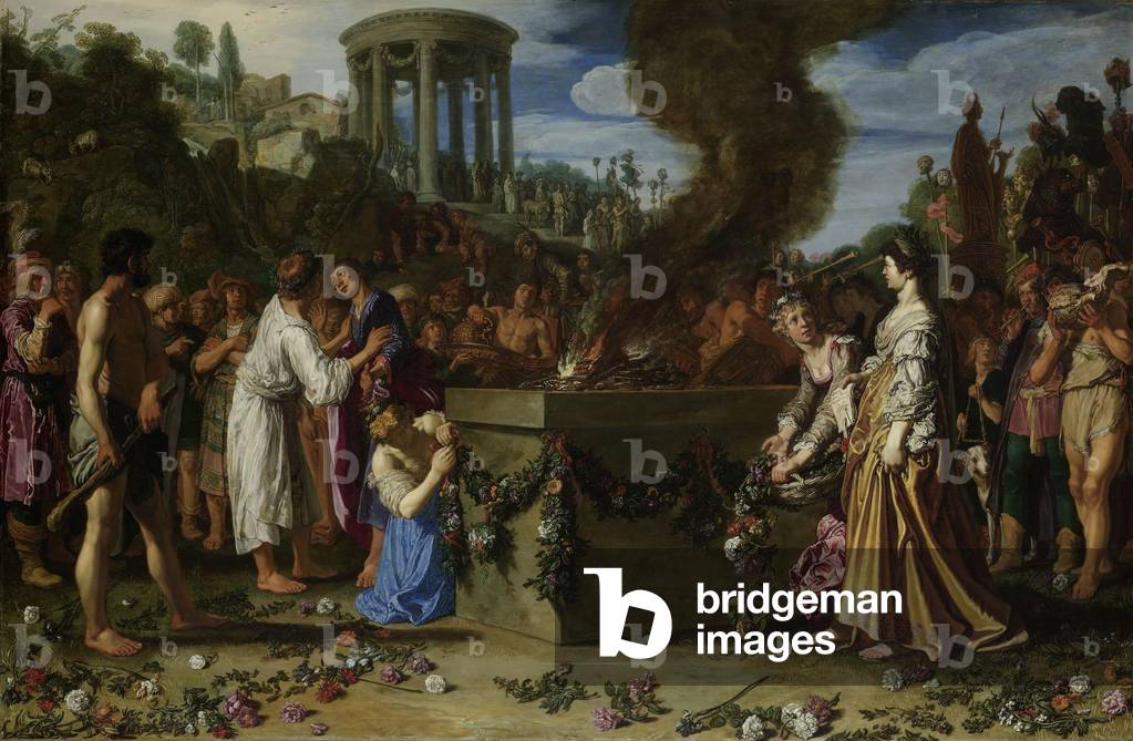 Immagine di Dipinto "Oreste e Pylades Contestazione al Altare", 1614  di Pieter Lastman