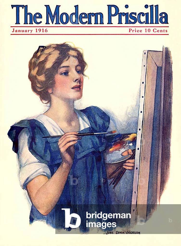 The Modern Priscilla Magazine Cover, USA, 1910s