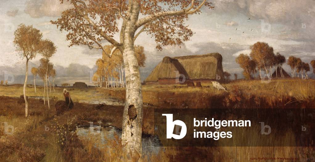 "Fall in der land von Otto Modersohn" von Otto Modersohn