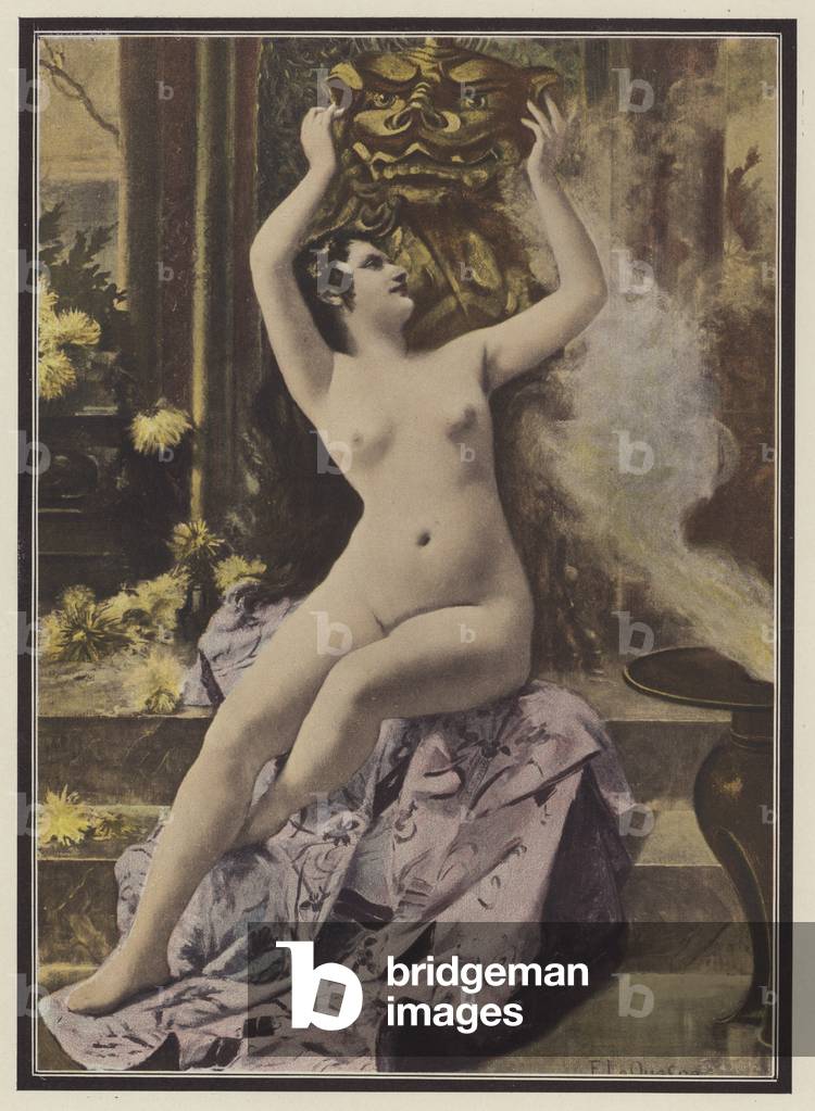 Die Schöne und das Biest (Farblitho)