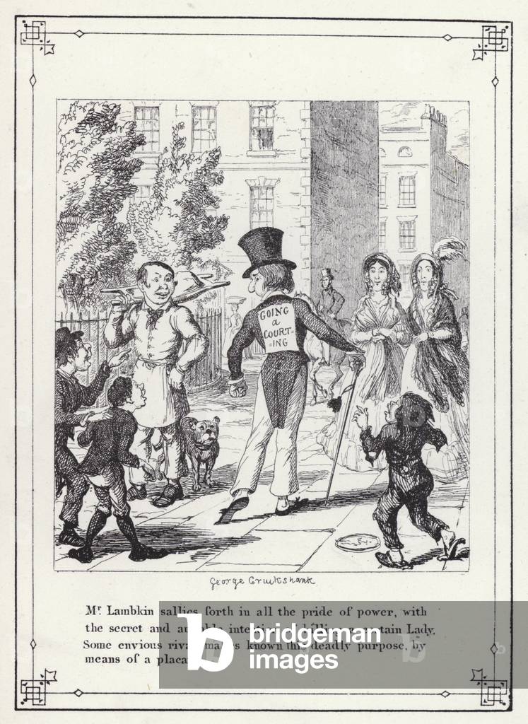 Illustration pour The Bachelors Own Book par George Cruikshank